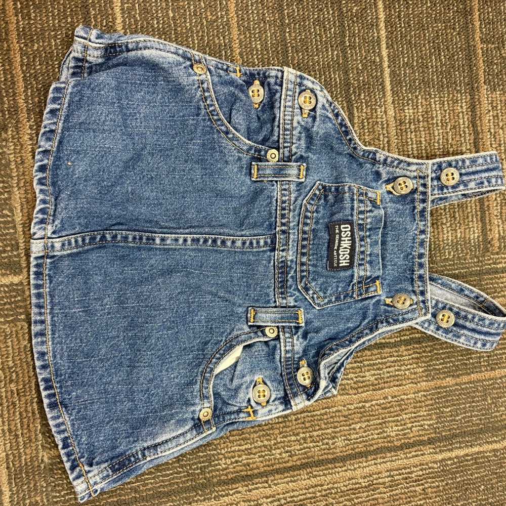 OshKosh B'gosh Light Blue Denim Overalls